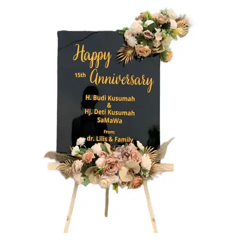 Papan Bunga Akrilik Kedak